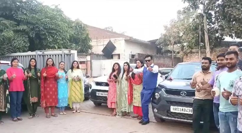 Pharma Company Owner Gifts Tata Punch To Employees