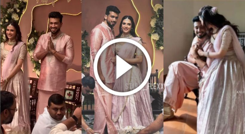 Kalidas Jayaram And Tarini Kalingarayar Engagement Video