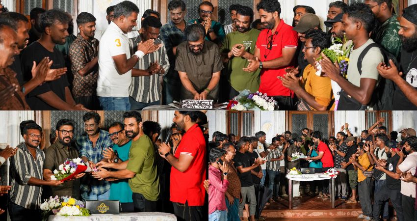 Vijayaraghavan receives accolades from the 'Palli Chattambi' team