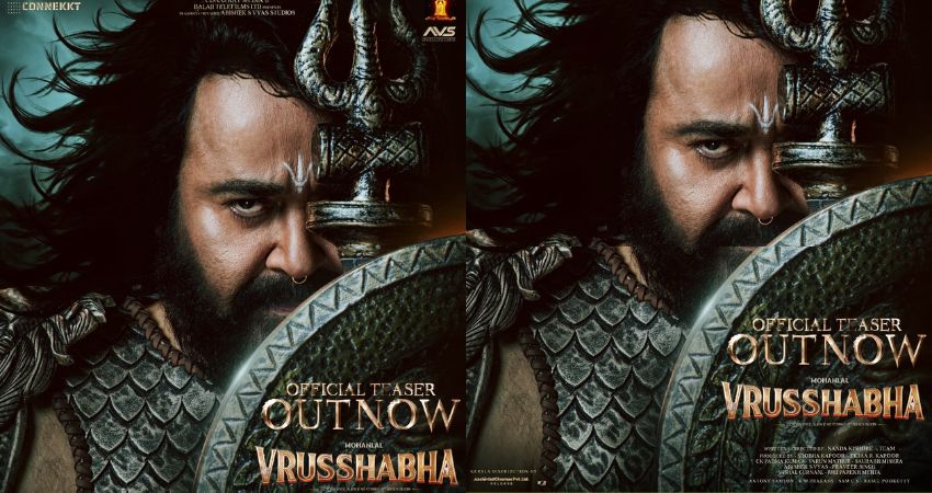 Mohanlal as a King 'Vrusshabha' Official Teaser out.