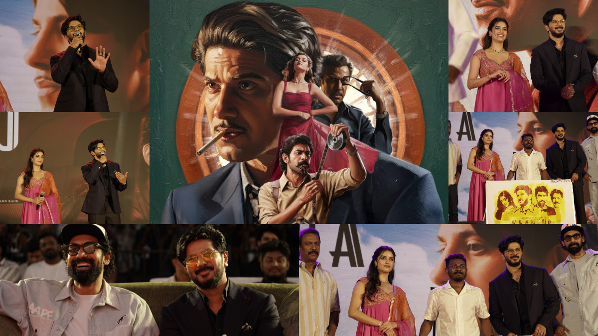 Dulquer Salman and Kaantha Team at Lulumall kochi